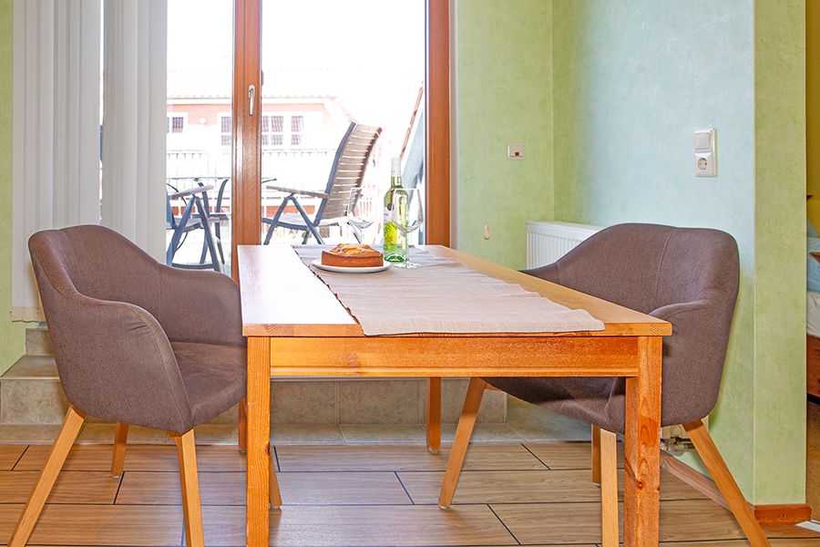 Draußen oder Drinnen frühstücken? Wie Sie wollen...